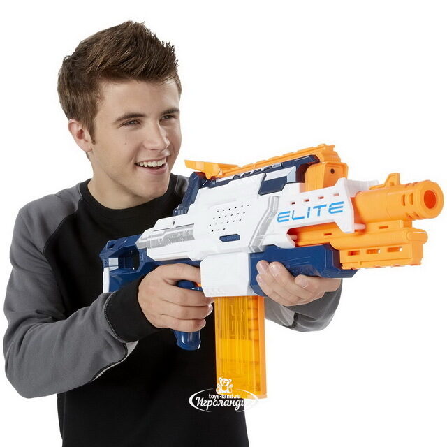 Видеобластер Nerf Элит с мягкими патронами Hasbro