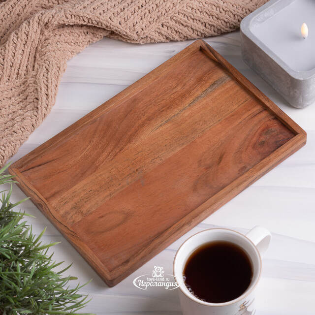 Деревянный поднос Acacia 30*20 см Koopman