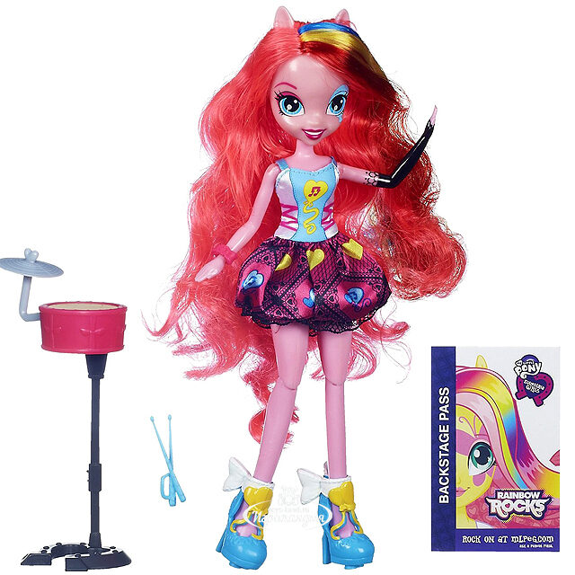 Кукла Рок-звезда Пинки Пай озвученная (Девушки Эквестрии. My Little Pony) Hasbro