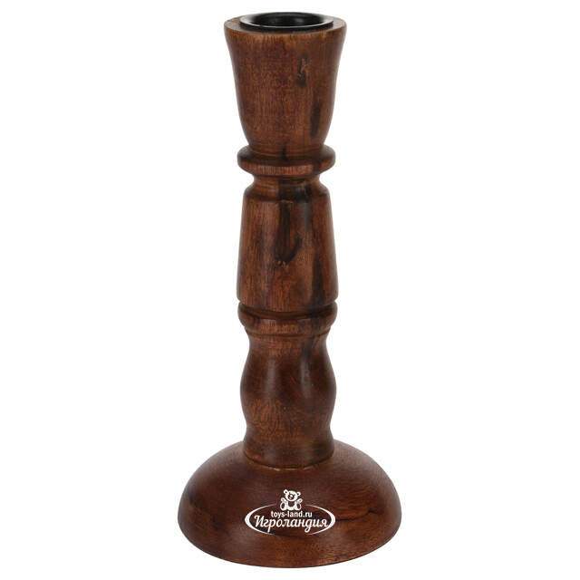 Деревянный подсвечник Андреа Ферраро 18 см Koopman
