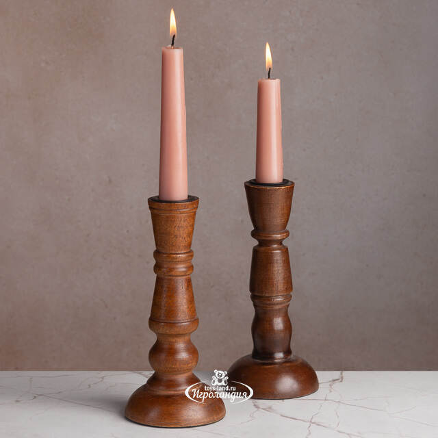Деревянный подсвечник Андреа Ферраро 18 см Koopman