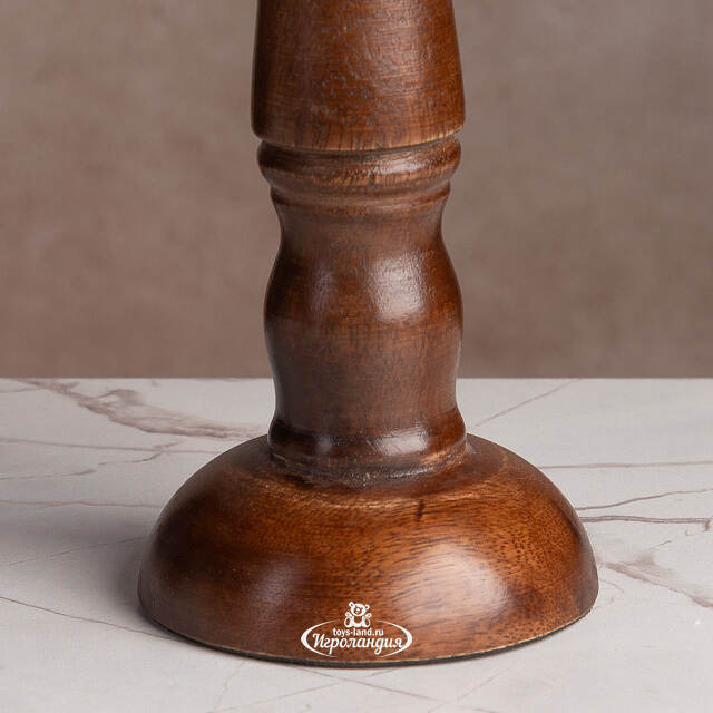 Деревянный подсвечник Андреа Ферраро 18 см Koopman