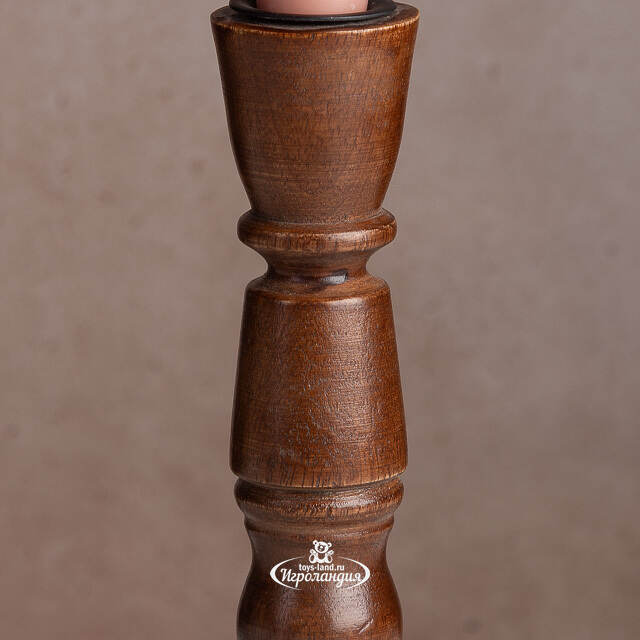 Деревянный подсвечник Андреа Ферраро 18 см Koopman