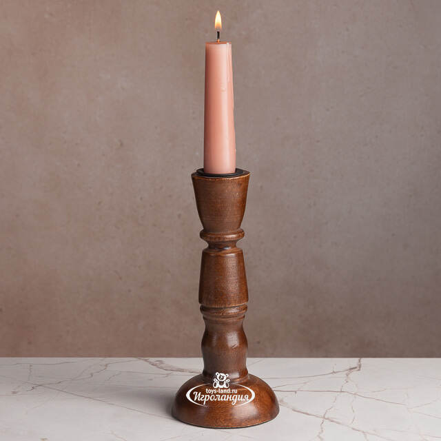 Деревянный подсвечник Андреа Ферраро 18 см Koopman