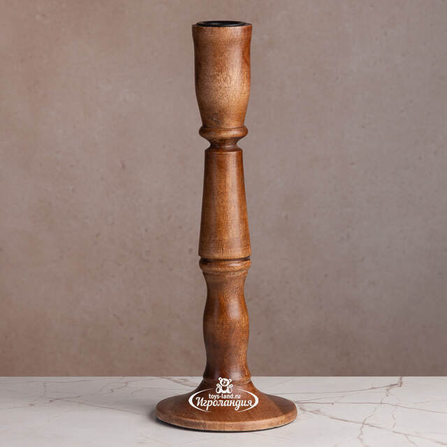 Деревянный подсвечник Андреа Джентиле 28 см Koopman