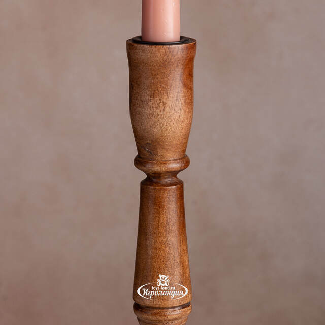 Деревянный подсвечник Андреа Джентиле 28 см Koopman