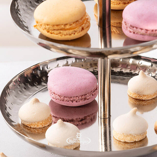 Фруктовница двухъярусная Baroque Silver 21 см Koopman (Купман)