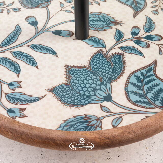 Фруктовница двухярусная Фиори ди Манго 43 см белая, дерево Koopman (Купман)