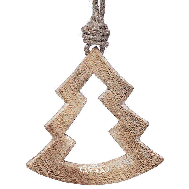 Набор деревянных елочных игрушек Триумф 10 см, 3 шт Koopman