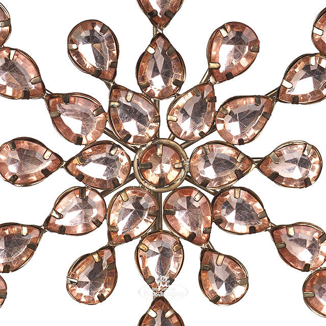 Верхушка на елку Снежинка Вискарди 26 см Koopman