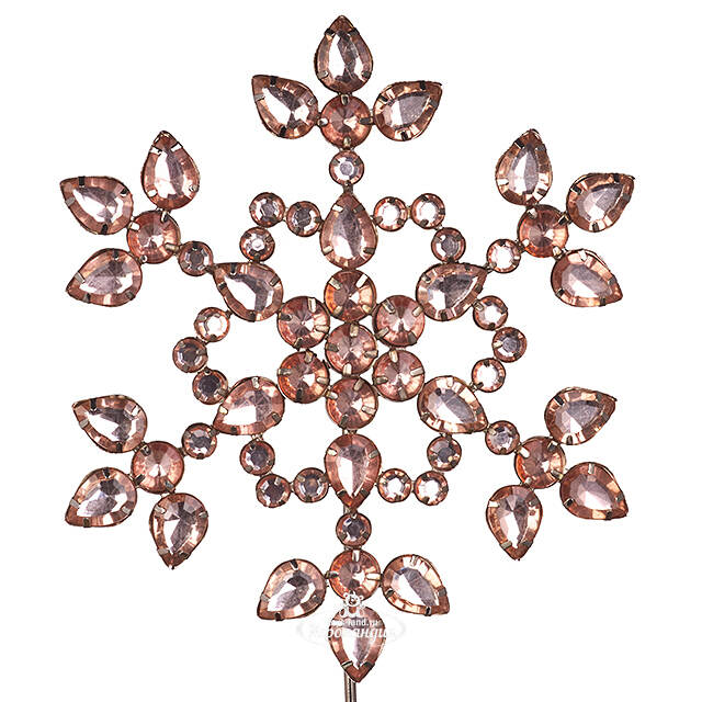 Верхушка на елку Снежинка Арданес 26 см Koopman