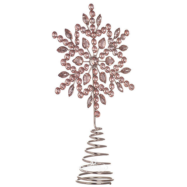 Верхушка на елку Снежинка Джове 26 см Koopman