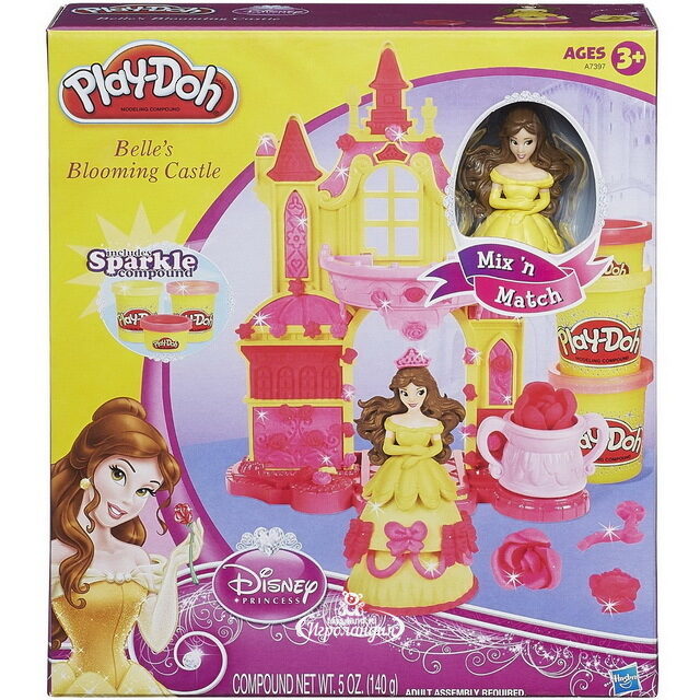 Набор для лепки Play-Doh: Замок Белль с фигуркой Hasbro (Хасбро)