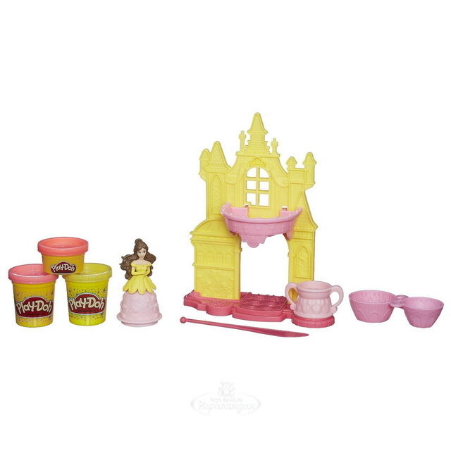 Набор для лепки Play-Doh: Замок Белль с фигуркой Hasbro (Хасбро)