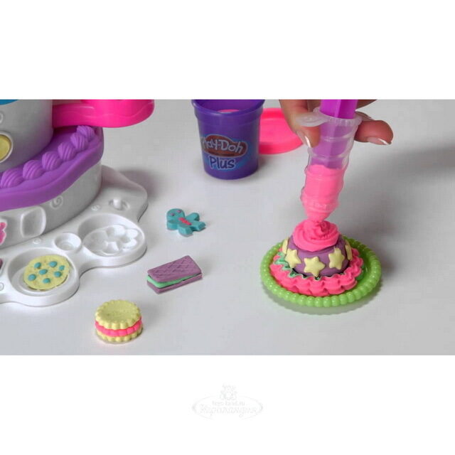 Набор для лепки Play-Doh: Праздничный торт с инструментами Hasbro