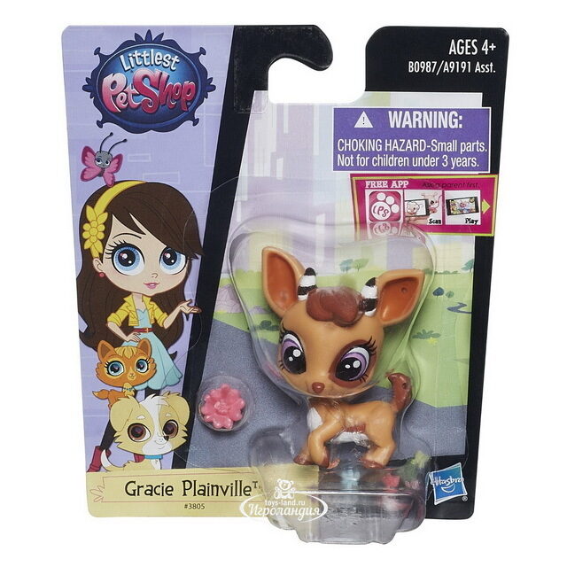 Зверюшка Антилопа 5 см Littlest Pet Shop Hasbro