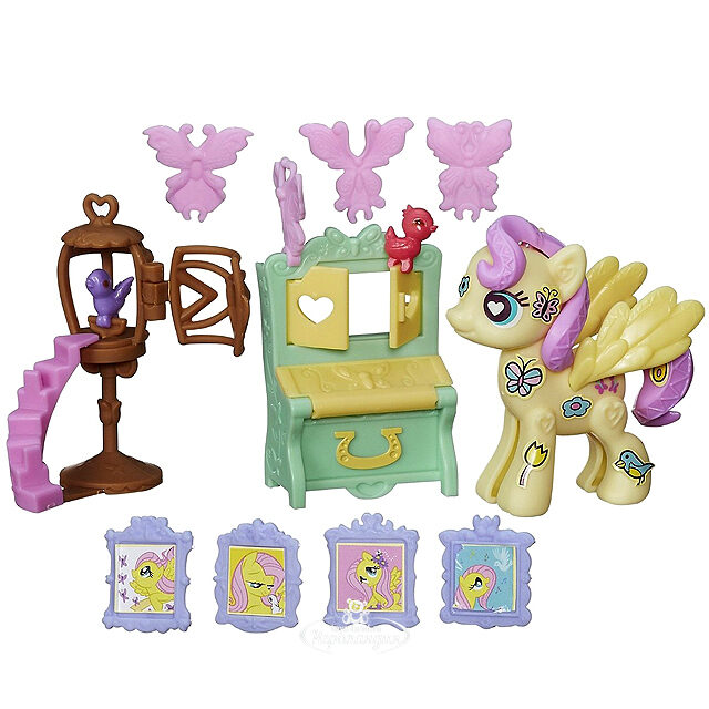 Поп-конструктор Пони на вечеринке - Флаттершай My Little Pony Hasbro (Хасбро)