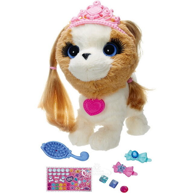 Интерактивная игрушка Модные зверята - Бежево-коричневая собачка (Furreal Friends) Hasbro