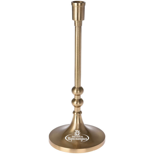 Декоративный подсвечник для 1 свечи Лиабрен 31 см золотой Koopman