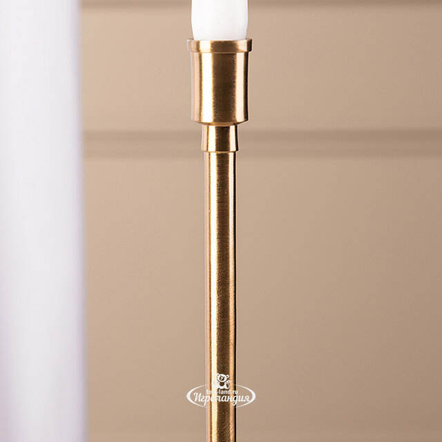 Декоративный подсвечник для 1 свечи Лиабрен 31 см золотой Koopman