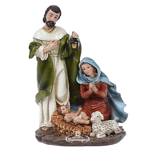 Рождественский вертеп - статуэтка Мария, Иосиф и младенец Иисус 12 см Koopman