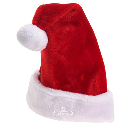Новогодний колпак Деда Мороза с помпоном 42 см Koopman