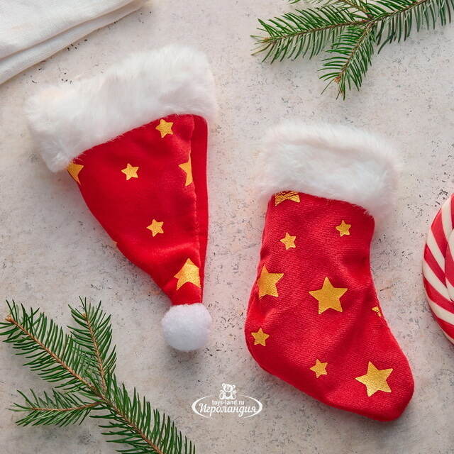 Набор чехлов для столовых приборов Christmas Party 14 см, 2 шт Koopman (Купман)