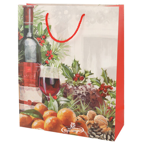 Подарочный пакет Noel de Luxe - Рождественский стол 24*18 см Koopman