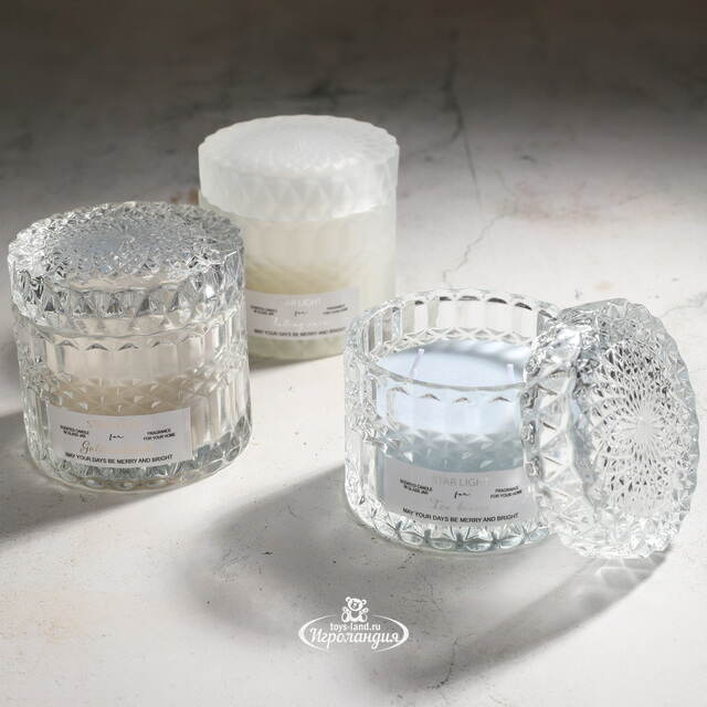 Ароматическая свеча Star Light - Blossom Ice Breeze 9 см Koopman