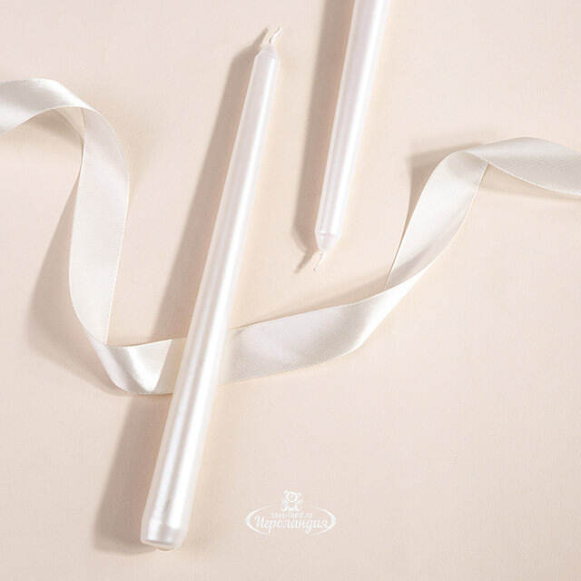 Античная свеча Glory 25 см белая Koopman (Купман)