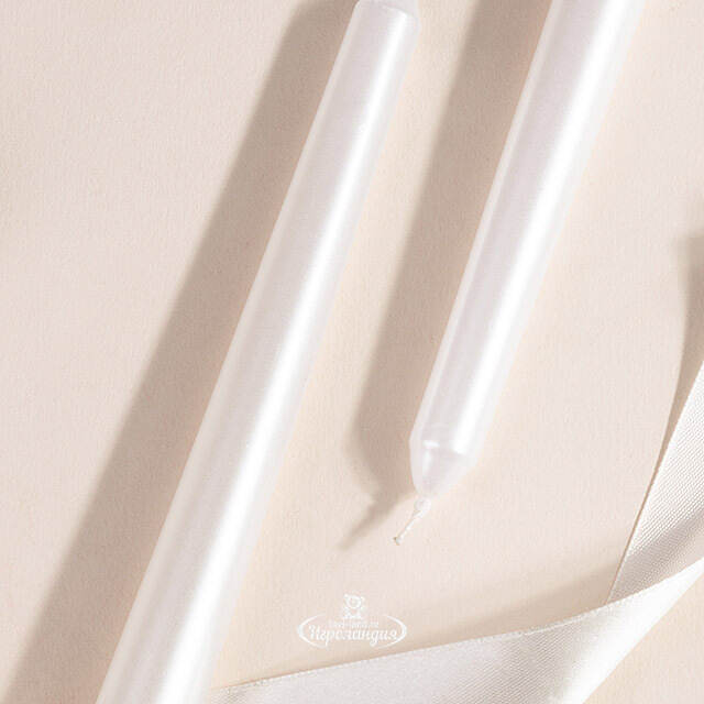 Античная свеча Glory 25 см белая Koopman (Купман)