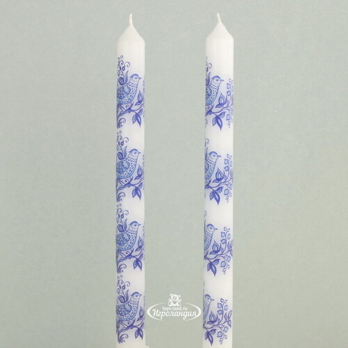 Высокие свечи Romantic Lark 25 см, 2 шт Koopman