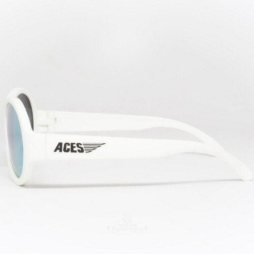 Солнцезащитные очки для подростков Babiators Aces. Шалун, 6-14 лет, белый, оранжевые линзы Babiators