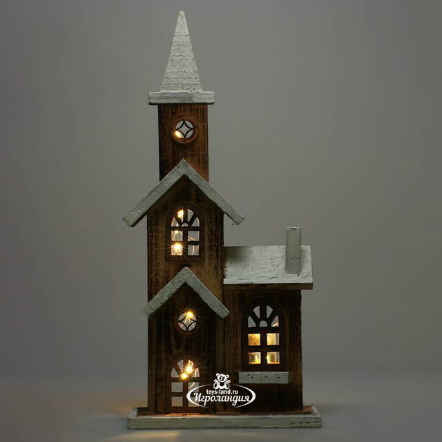 Домик с подсветкой Doppelhaus - Торнтон 41 см, на батарейках Koopman