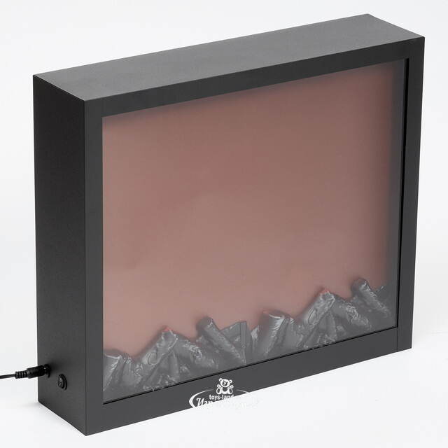 Электрический камин без обогрева Модерн 41*35 см, металл Koopman