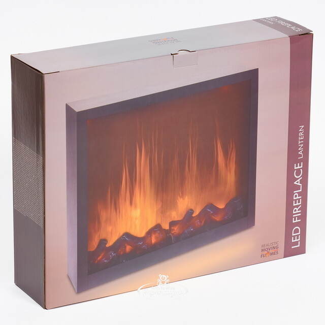 Электрический камин без обогрева Модерн 41*35 см, металл Koopman