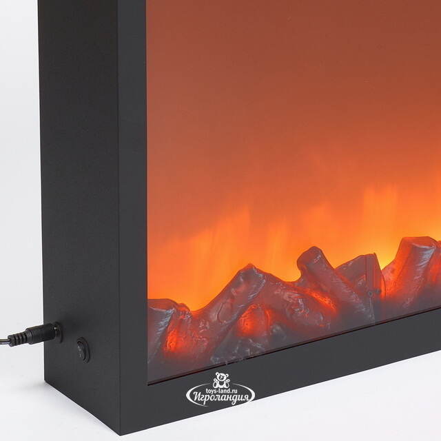 Электрический камин без обогрева Модерн 41*35 см, металл Koopman