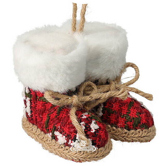 Елочная игрушка Сапожки - Winter Wonderland 9 см Koopman