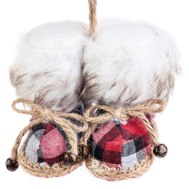 Елочная игрушка Сапожки - Winter Steps 9 см Koopman