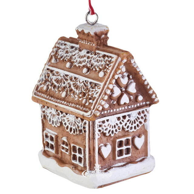 Елочная игрушка Пряничный Домик - Sweet Storm 6 см Koopman