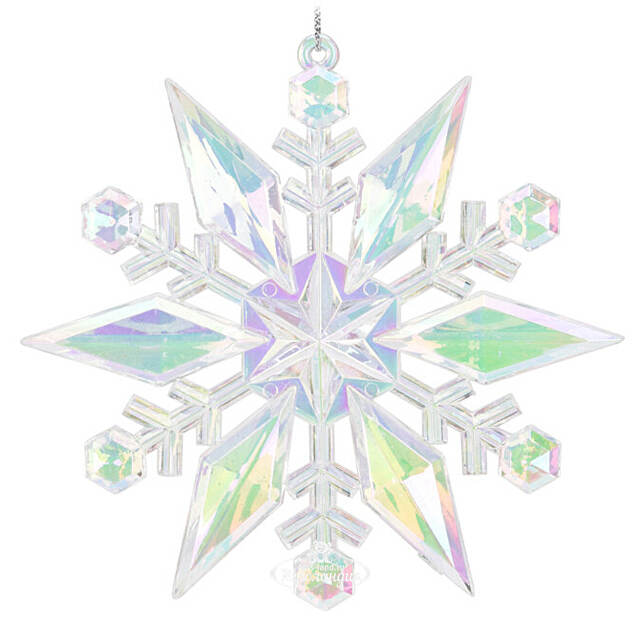 Елочная игрушка Снежинка - Maclaren Bow 12 см, подвеска Koopman