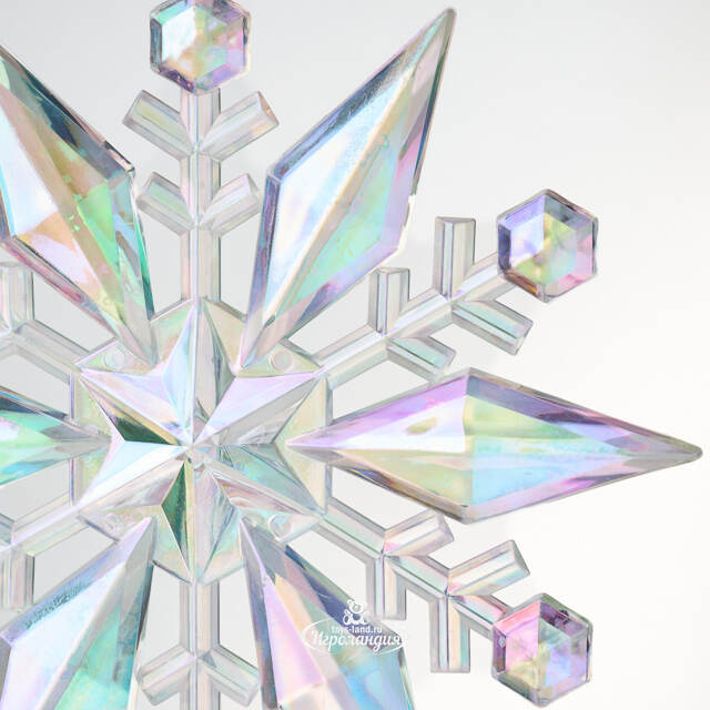 Елочная игрушка Снежинка - Maclaren Bow 12 см, подвеска Koopman