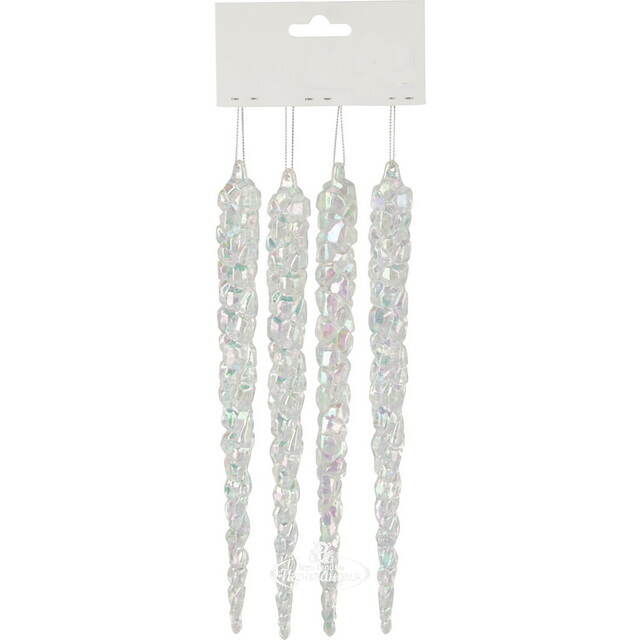 Набор елочных игрушек Сосульки Лоренсо - Ройс 30 см, 4 шт Koopman