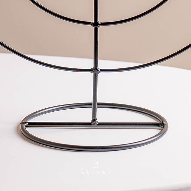 Подсвечник канделябр на 7 свечей Адажио 35 см, черный Koopman