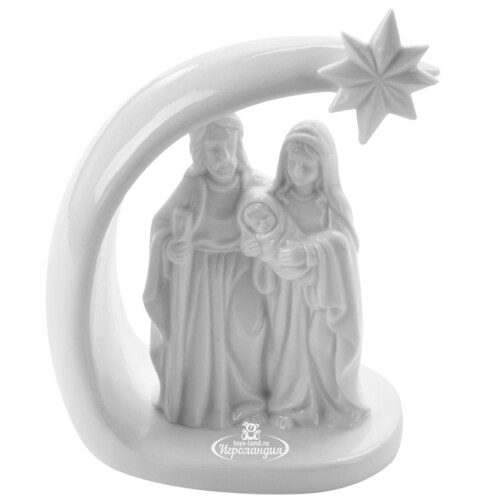 Рождественский Вертеп: Святое Семейство 14 см, керамика Koopman