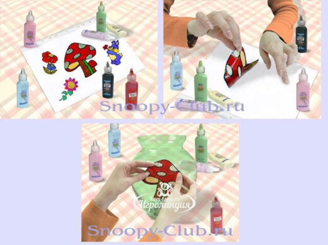 Набор витражных красок Амос 