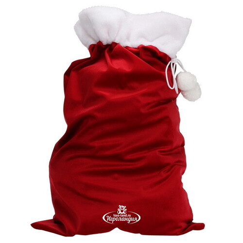 Новогодний мешок для подарков 70*48 см красный Koopman
