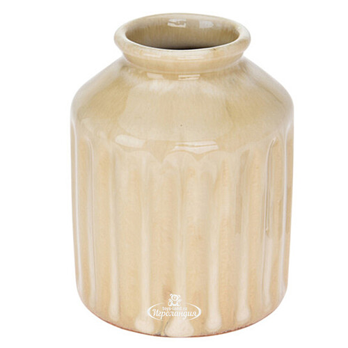 Фарфоровая ваза Vivaro 10 см кремовая Koopman