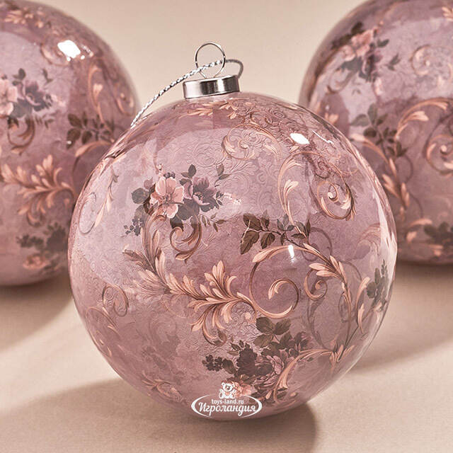 Набор елочных шаров Ноэльмо 8 см, 3 шт Koopman