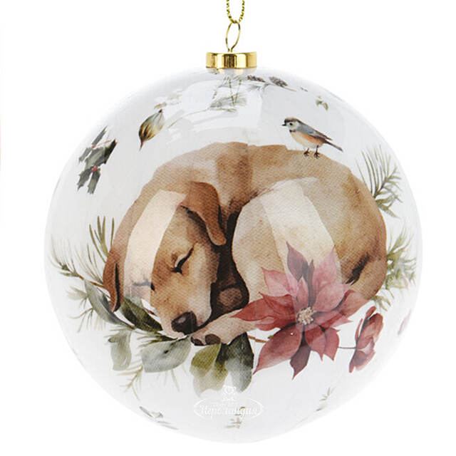 Набор елочных шаров Little Pets - Котята и Щенки 10 см, 4 шт Koopman